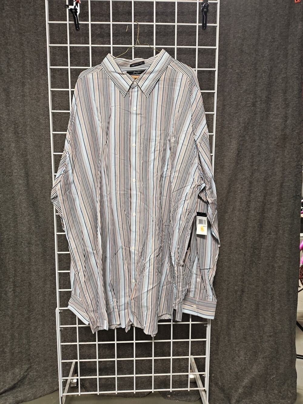 Sean John Men's Long Sleeve 4XLT Button Up Dress Shirt